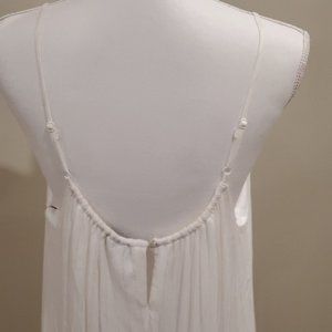 APT 9 White and Gold Maxi Dress